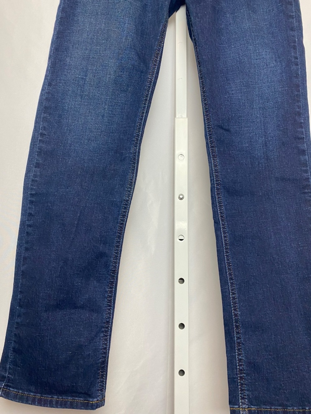 George Menʻs Slim Fit Dark Wash Straight-leg Stretch Denim Jeans 31x30 - Picture 4 of 10